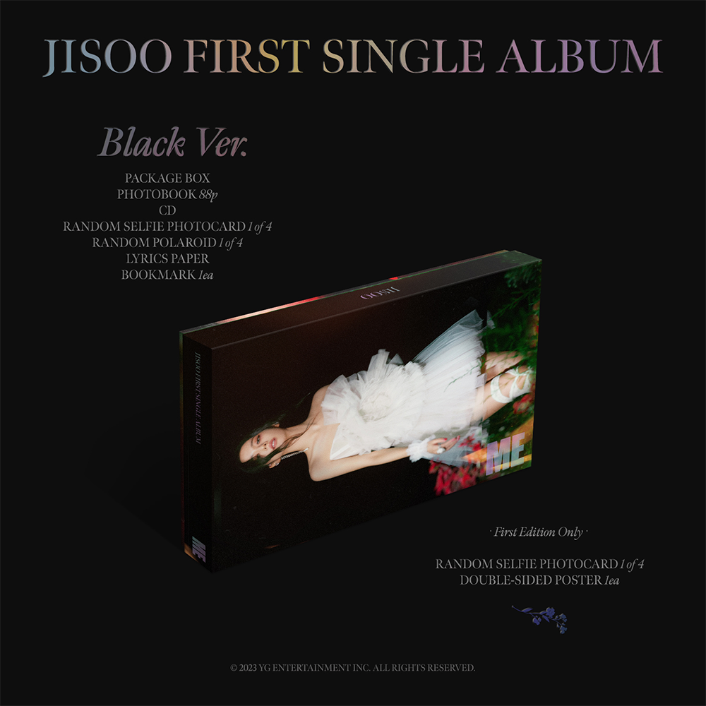 JISOO FIRST SINGLE ALBUM PHOTOBOOK (BLACK)