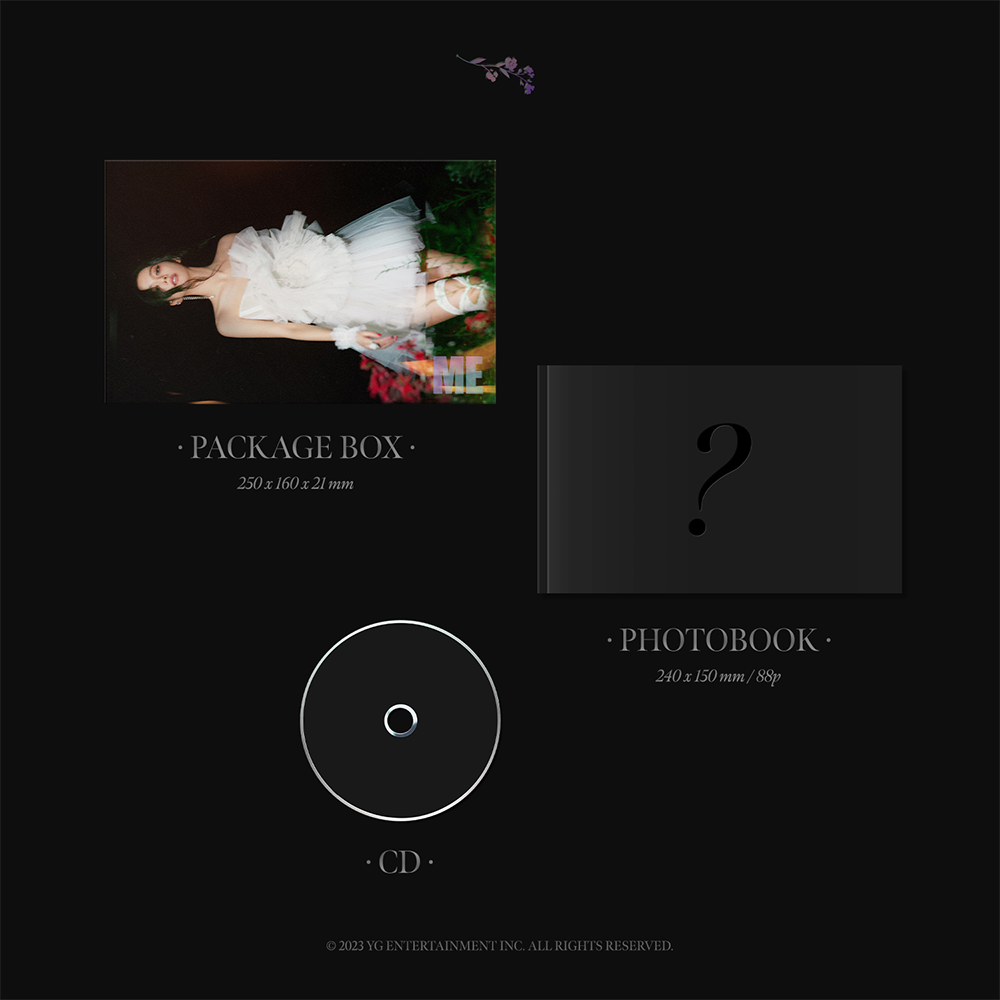 JISOO FIRST SINGLE ALBUM PHOTOBOOK (BLACK)