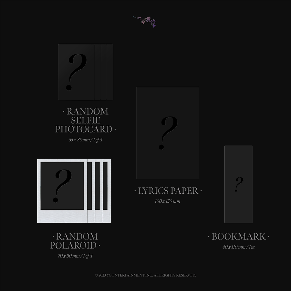 JISOO FIRST SINGLE ALBUM PHOTOBOOK (BLACK)
