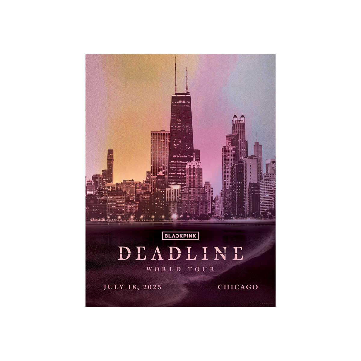 BLACKPINK Exclusive Poster - Chicago