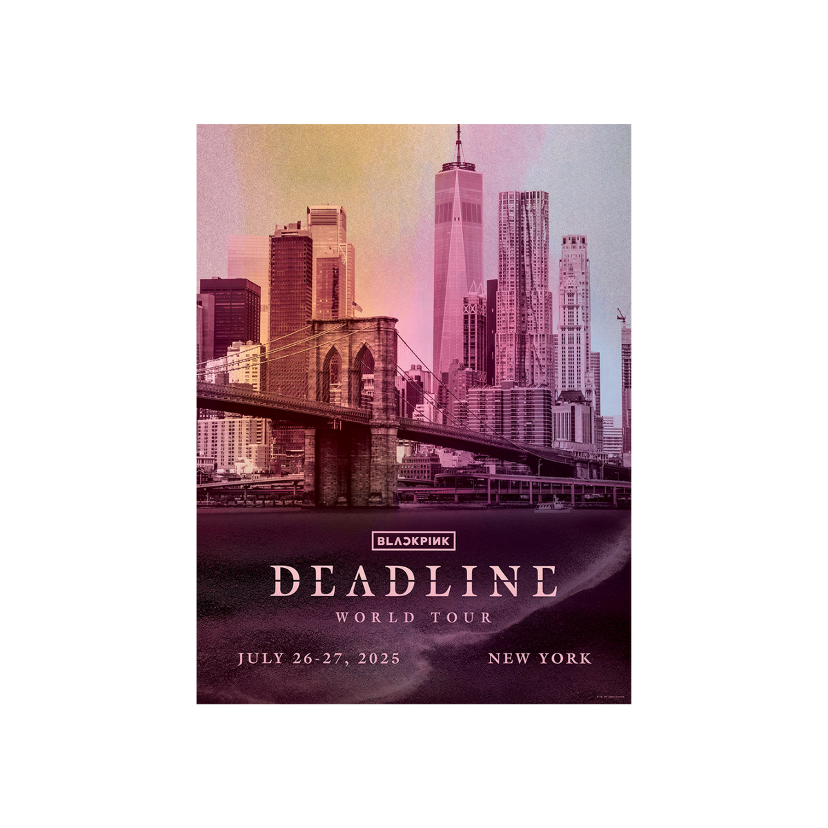 BLACKPINK Exclusive Poster - NYC