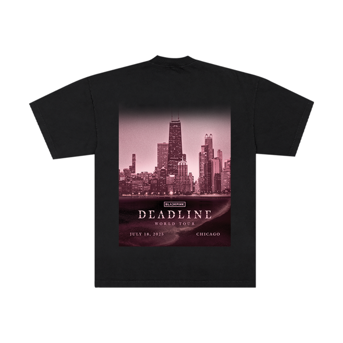 BLACKPINK Exclusive City Tee Chicago Black