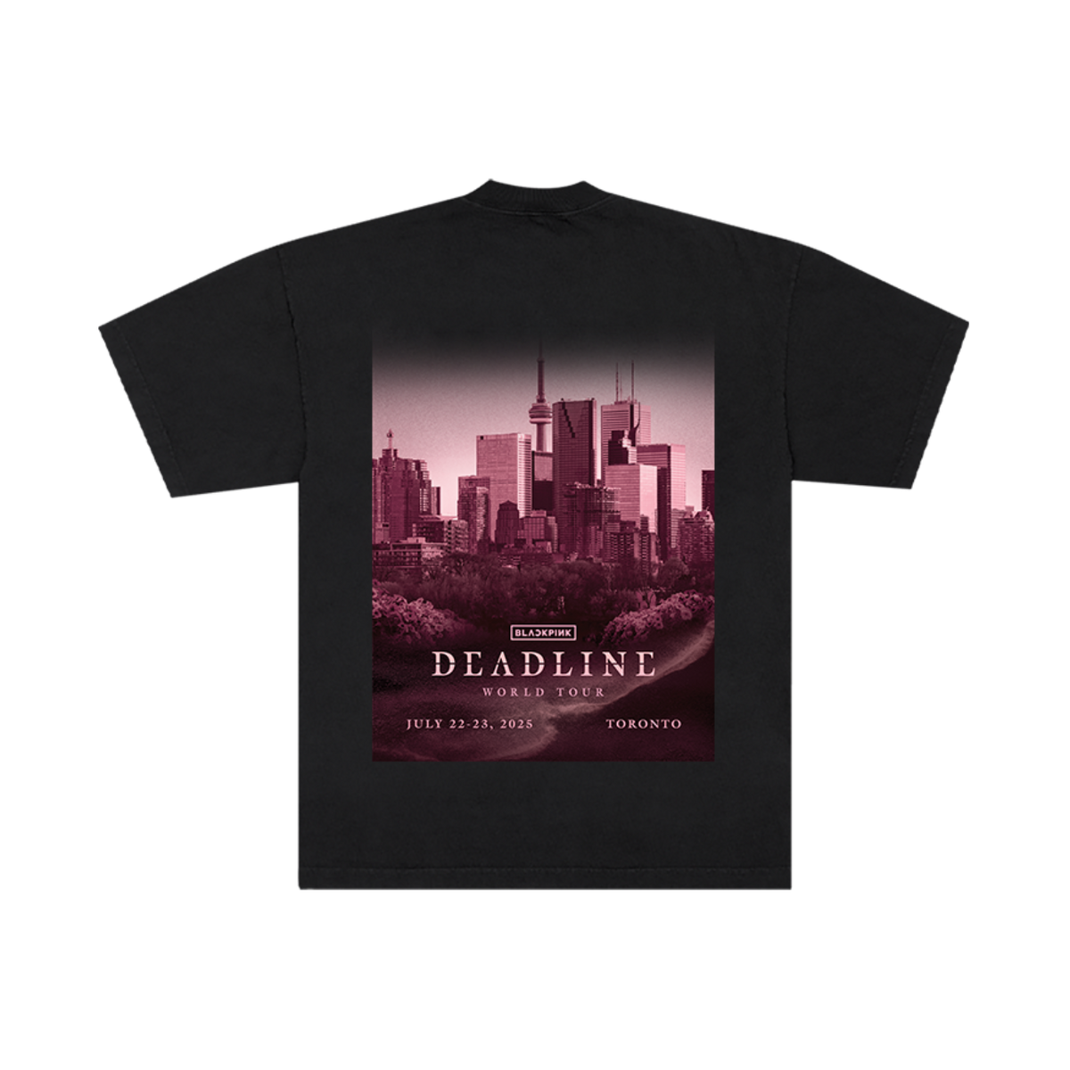 BLACKPINK Exclusive City Tee Toronto Black