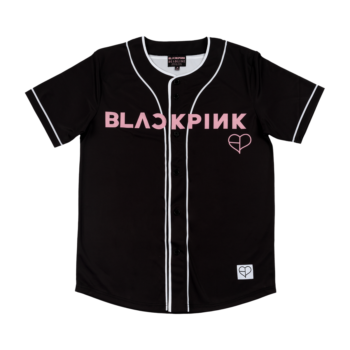 BLACKPINK 16 Baseball Jersey Black