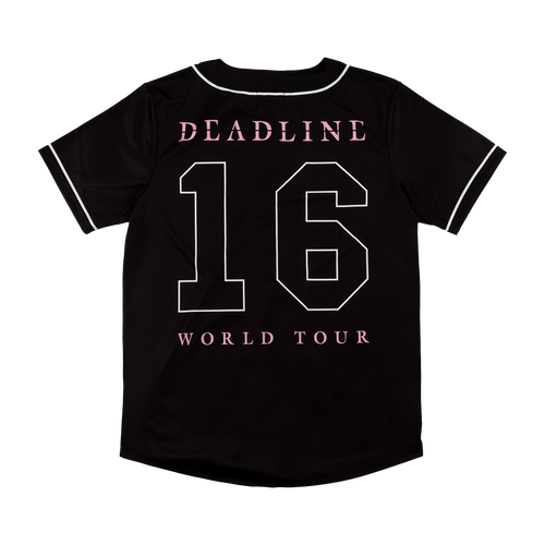 BLACKPINK 16 Baseball Jersey Black