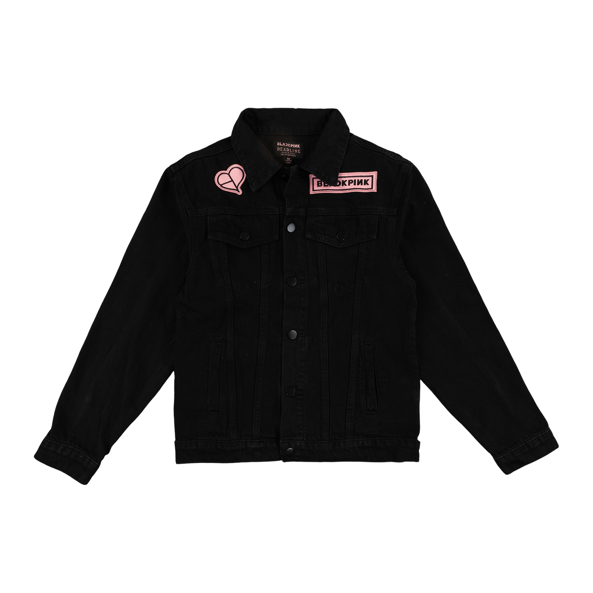 BLACKPINK Denim Jacket Dark Grey