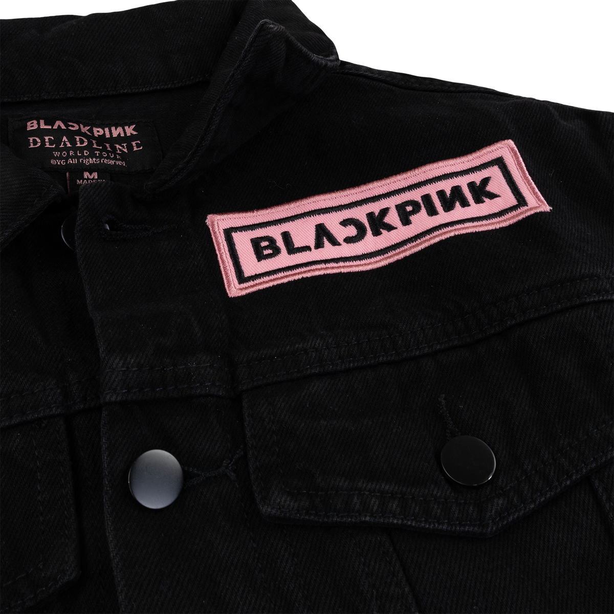 BLACKPINK Denim Jacket Dark Grey