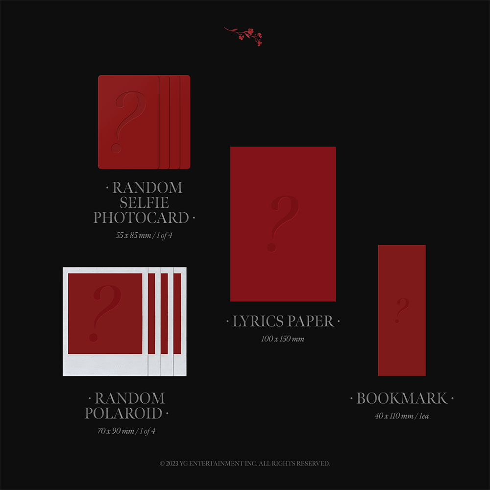 JISOO FIRST SINGLE ALBUM PHOTOBOOK (RED)