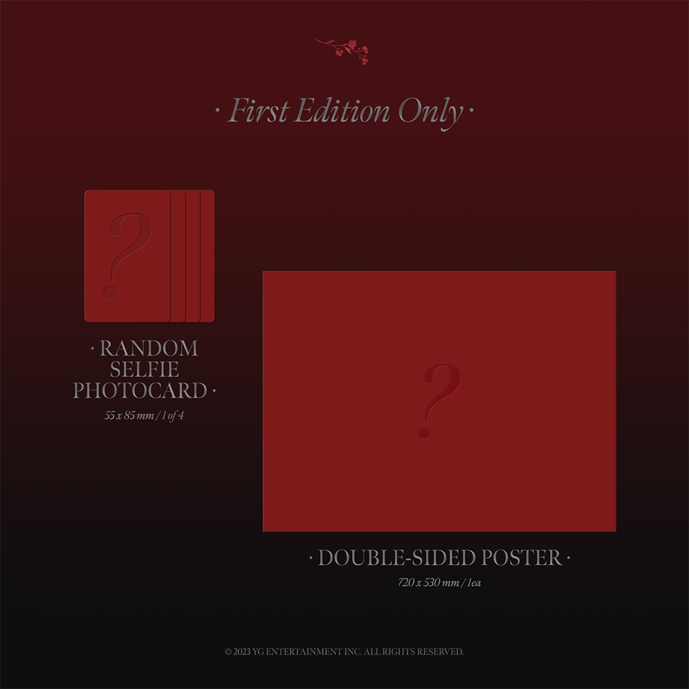 JISOO FIRST SINGLE ALBUM PHOTOBOOK (RED)
