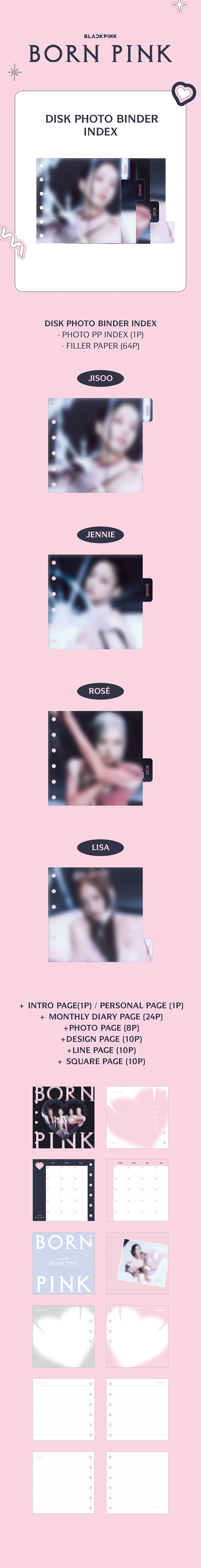 BLACKPINK DISK PHOTO BINDER INDEX - image 2