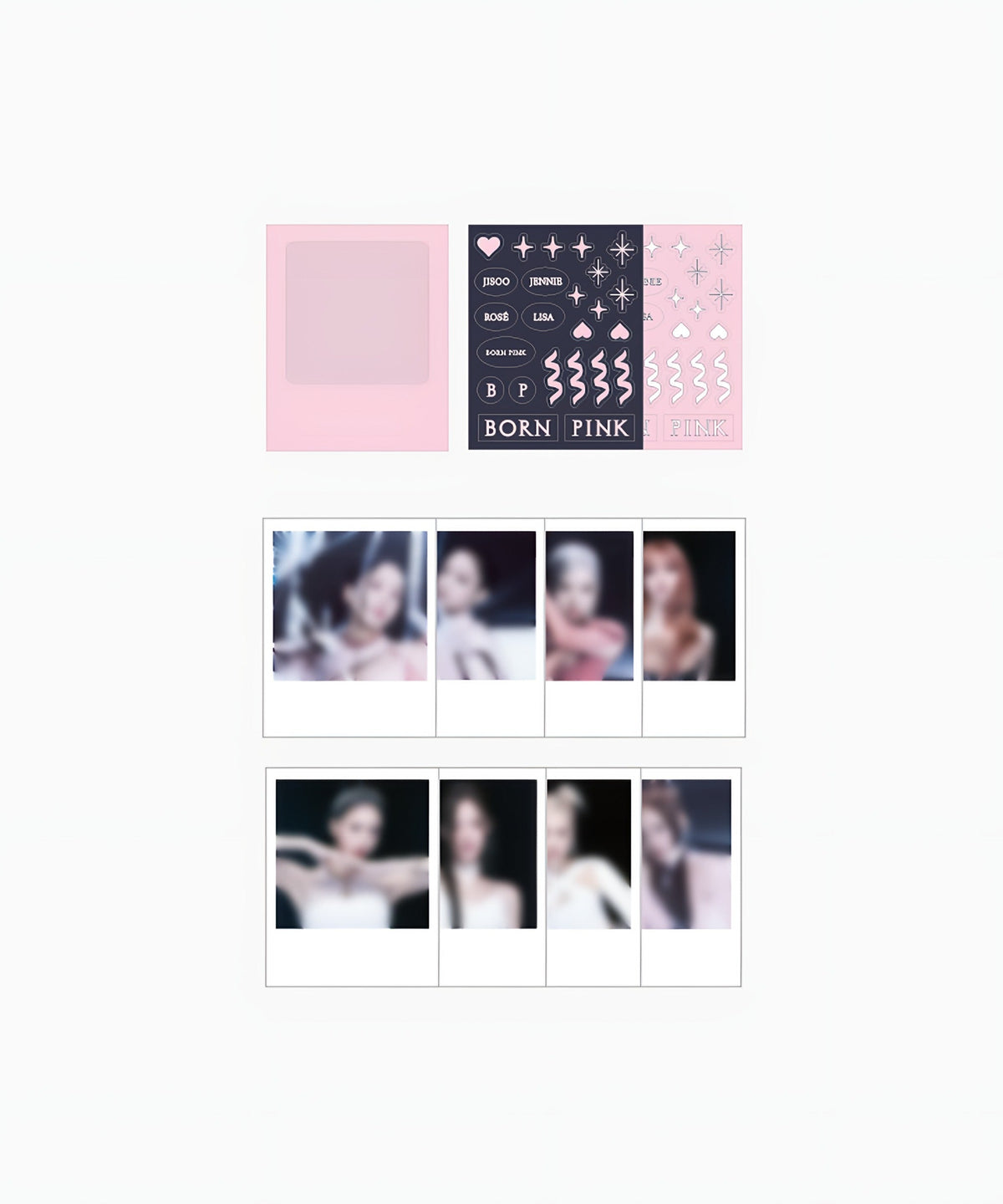 BLACKPINK POLAROID PHOTO + STICKER SET