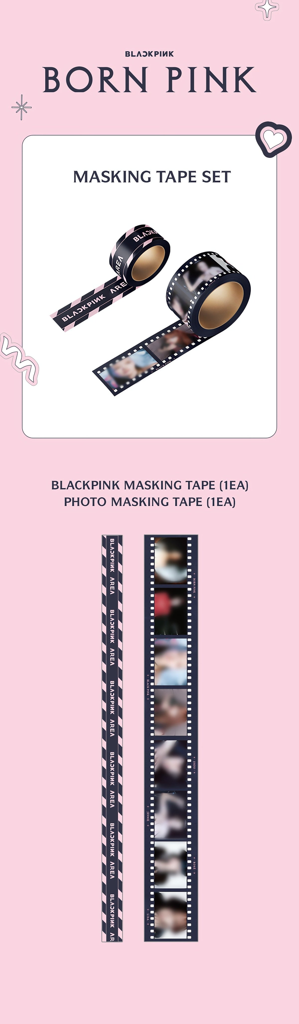 BLACKPINK MASKING TAPE SET - image 2