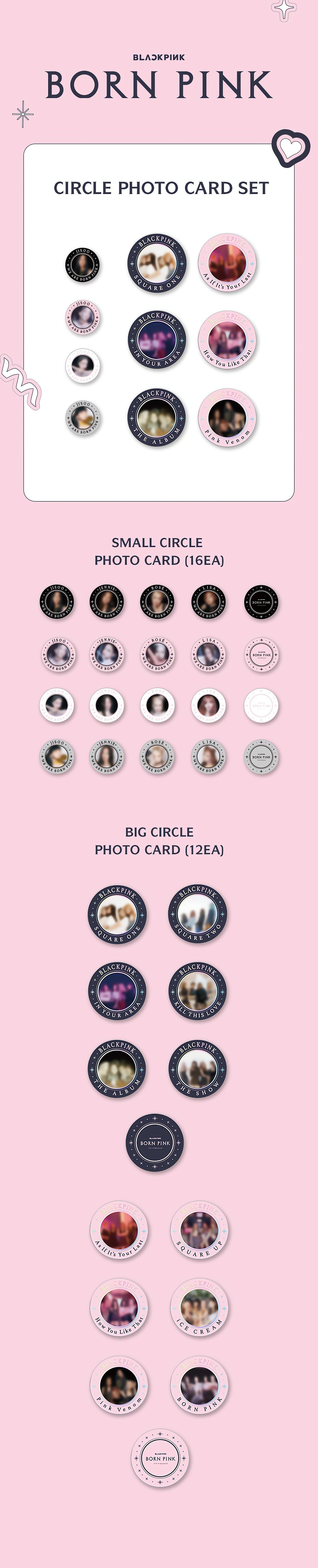 BLACKPINK CIRCLE PHOTO CARD SET - image 2