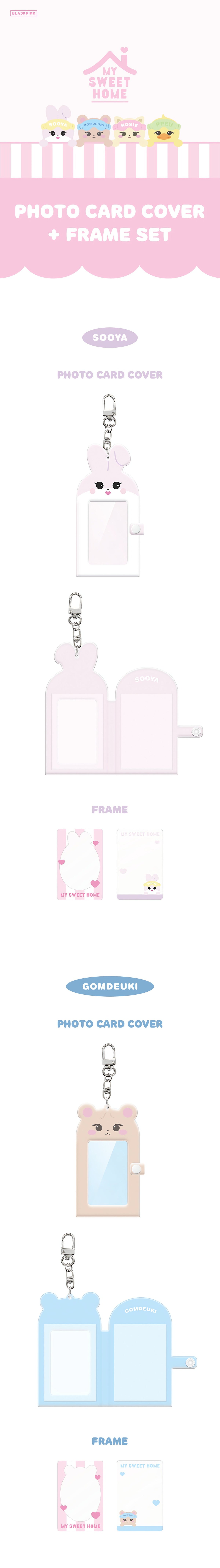 BLACKPINK CHARACTER PHOTO CARD COVER+FRAME SET - image 2