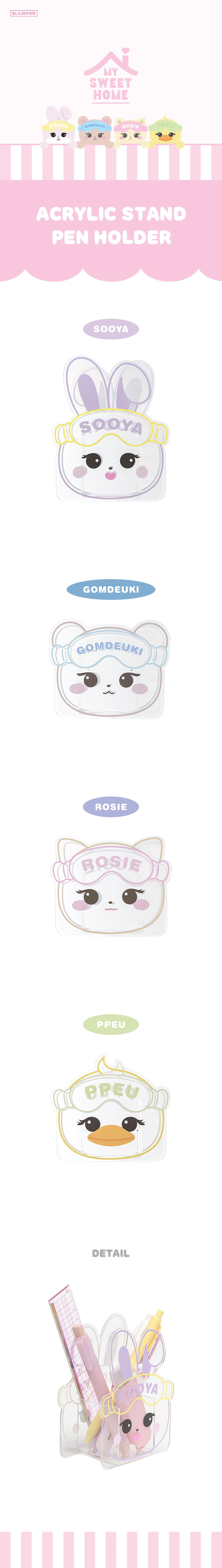 BLACKPINK CHARACTER ACRLYIC PEN HOLDER - image 2