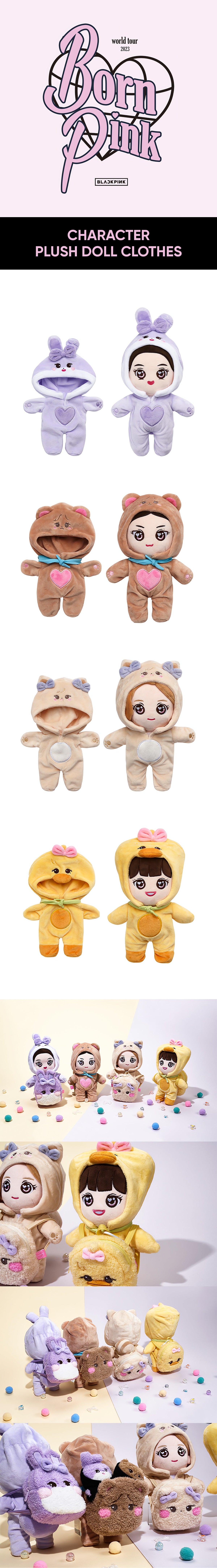 BLACKPINK CHARACTER PLUSH DOLL CLOTHES - image 2