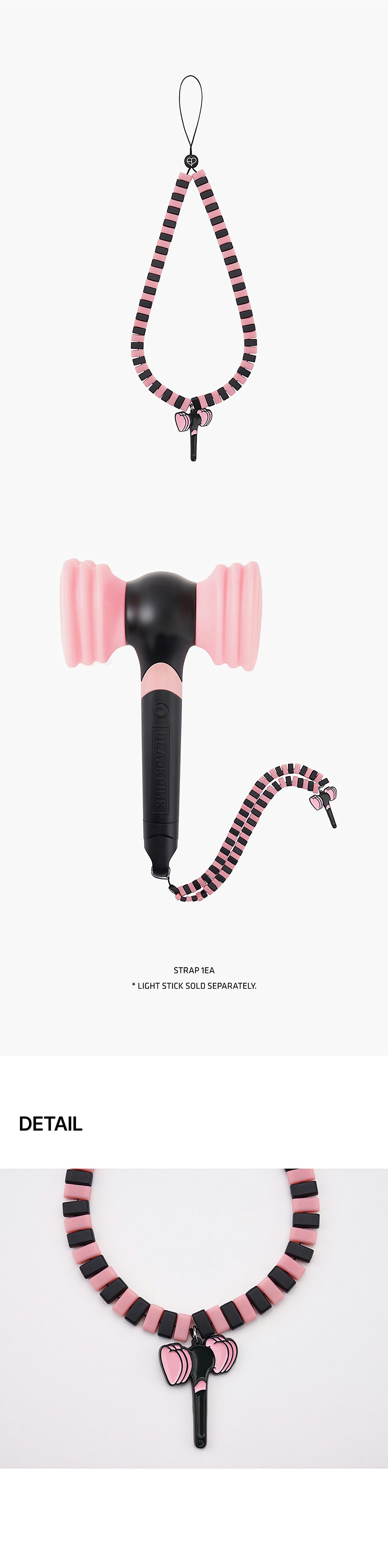 BLACKPINK LIGHT STICK STRAP (DEADLINETOUR) - image 3