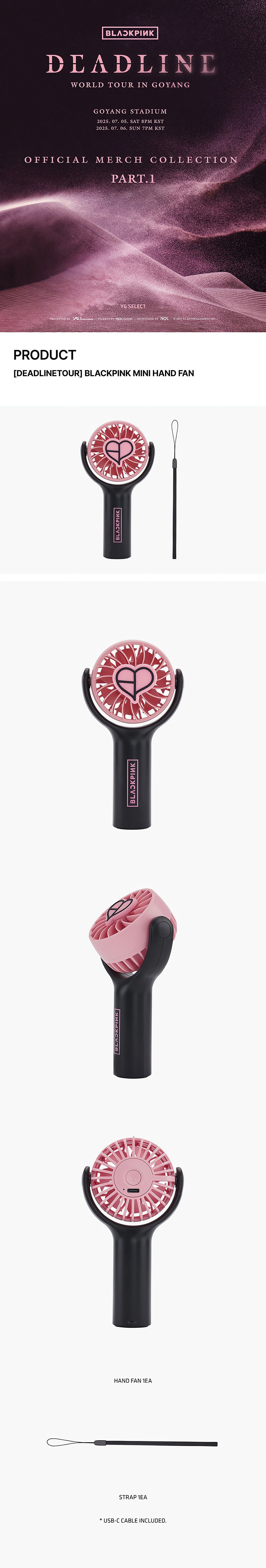 BLACKPINK MINI HAND FAN - image 2