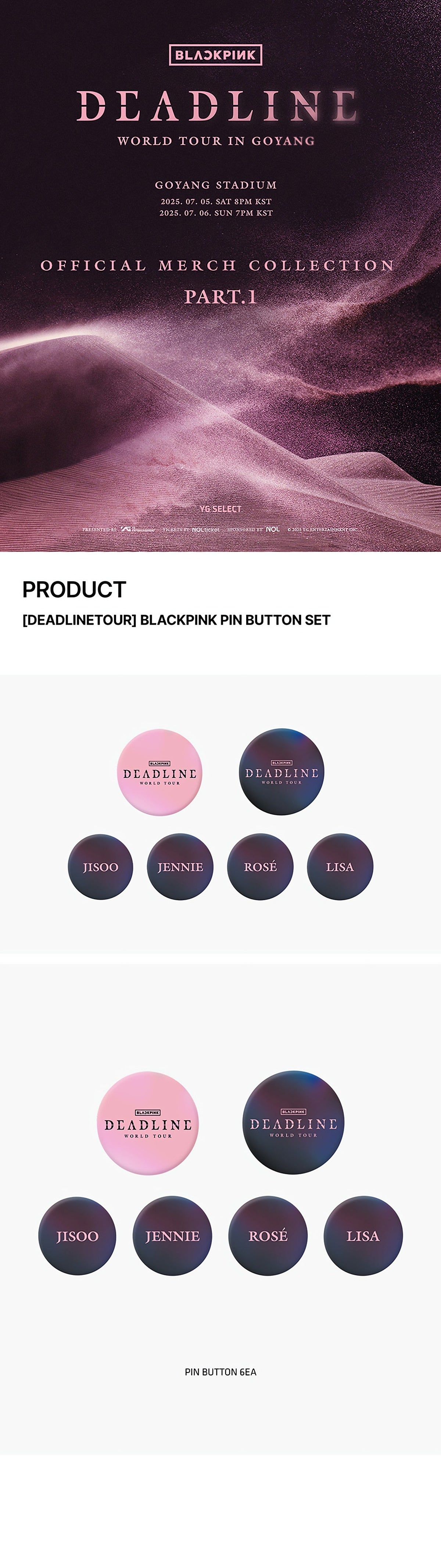 BLACKPINK PIN BUTTON SET - image 2