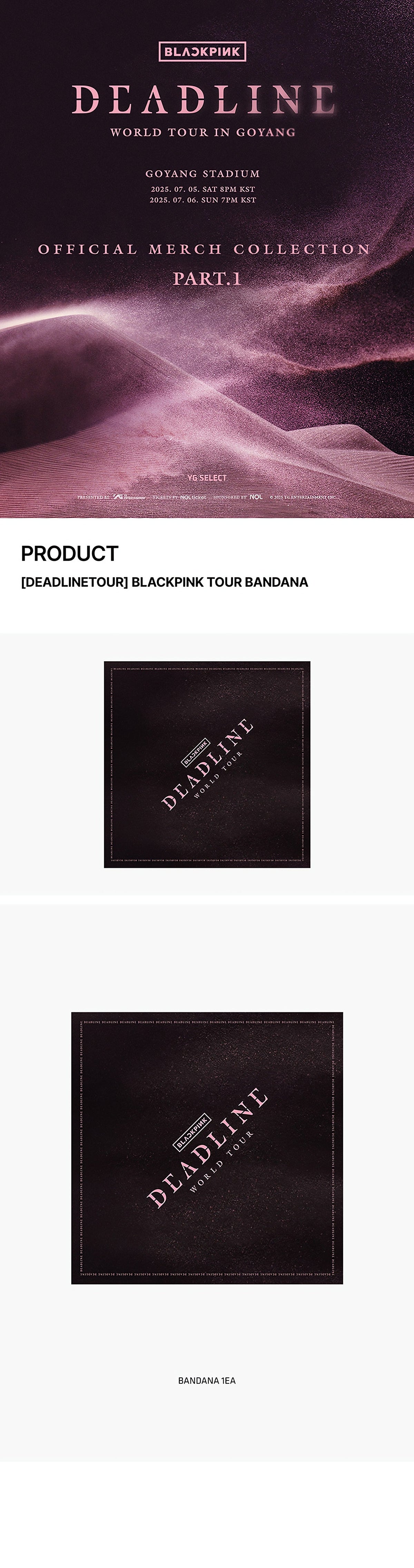 BLACKPINK TOUR BANDANA - image 2