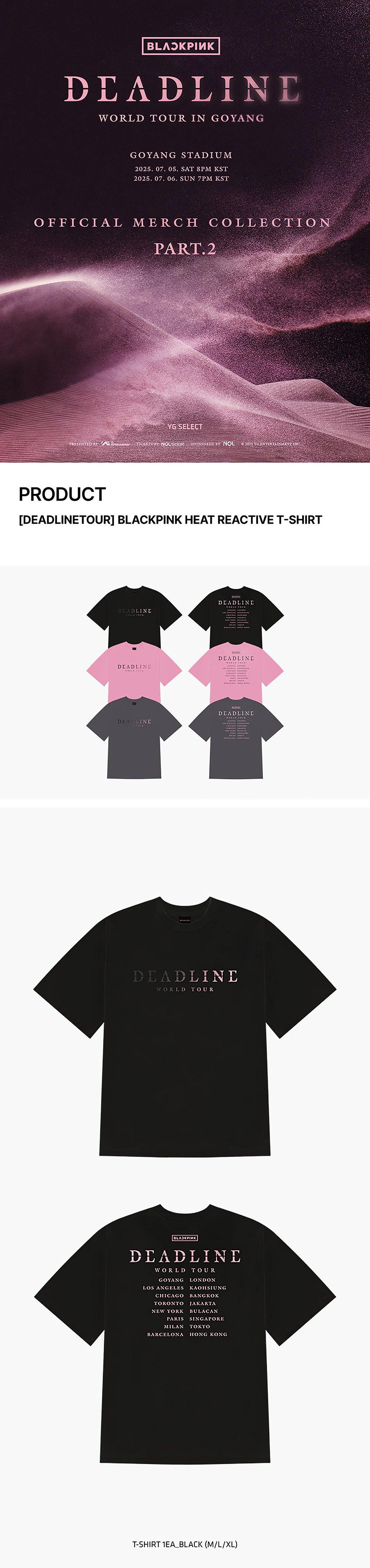BLACKPINK HEAT REACTIVE T-SHIRT - image 2