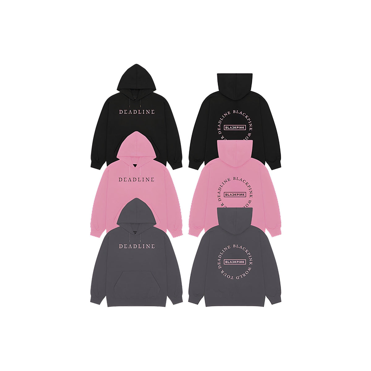 BLACKPINK ROUND LOGO HOODIE