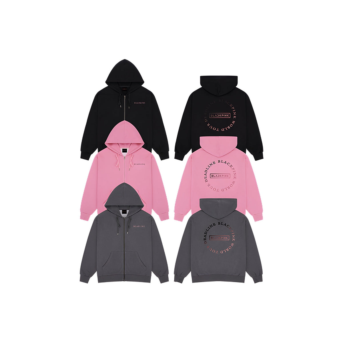 BLACKPINK HEAT REACTIVE ZIP-UP HOODIE