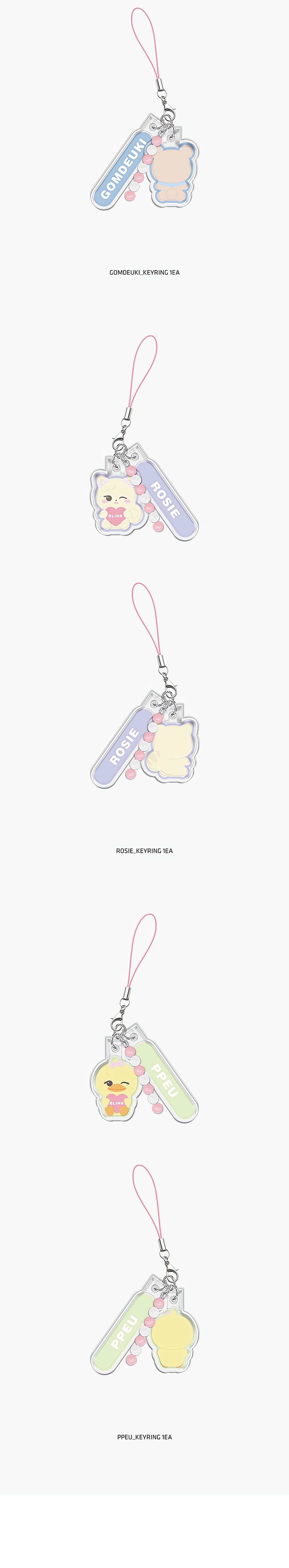 BLACKPINK CHARACTER LIGHT STICK AIRTUBE KEYRING - image 3