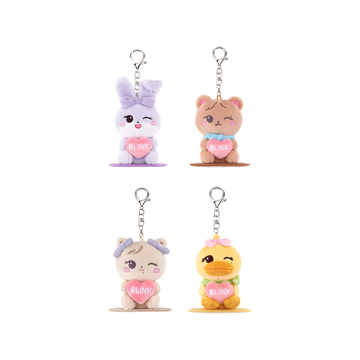 BLACKPINK CHARACTER MAGNETIC PLUSH KEYRING