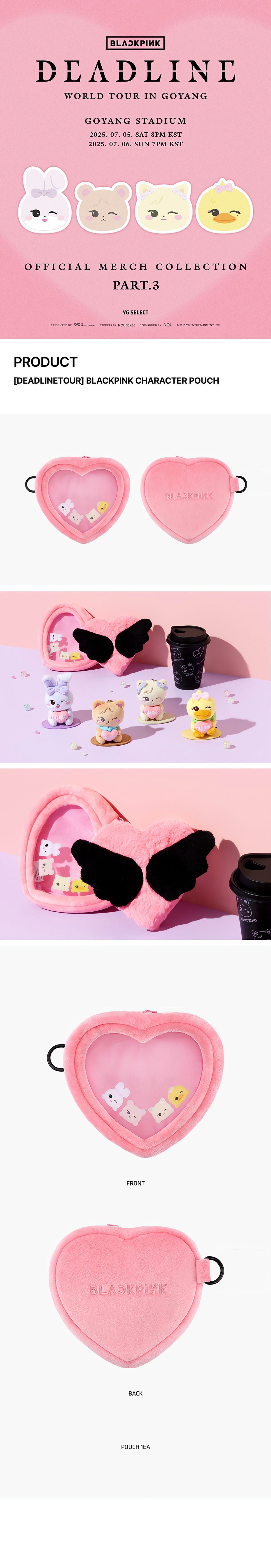 BLACKPINK CHARACTER POUCH - image 2