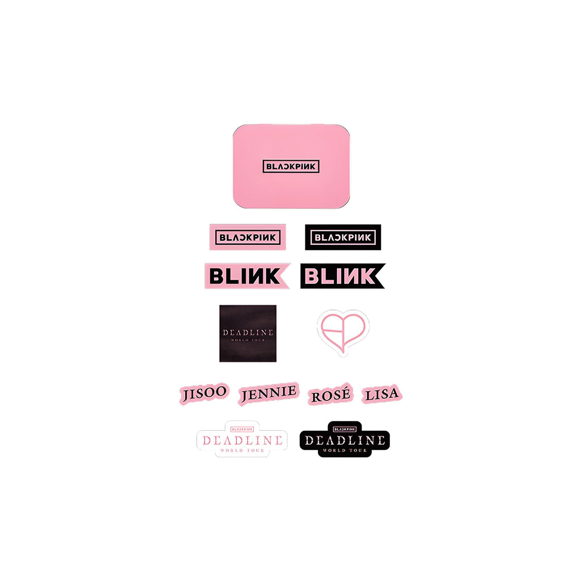 BLACKPINK TIN CASE + STICKER SET
