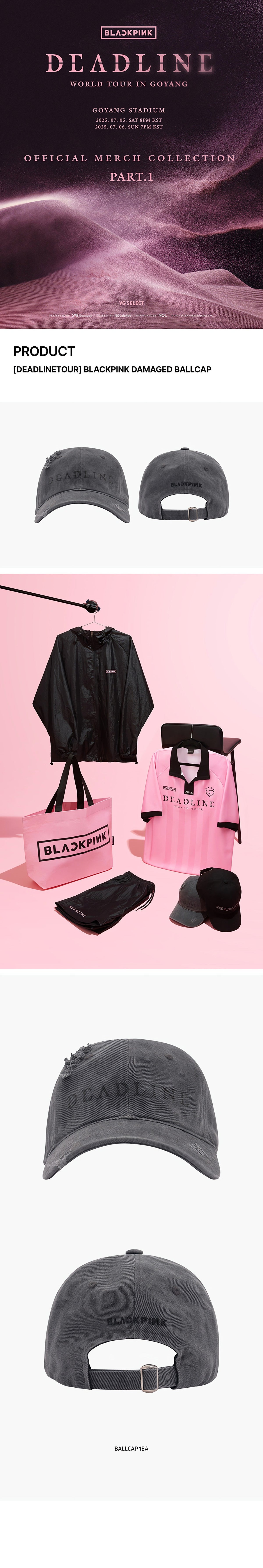 BLACKPINK DAMAGED BALLCAP - image 2