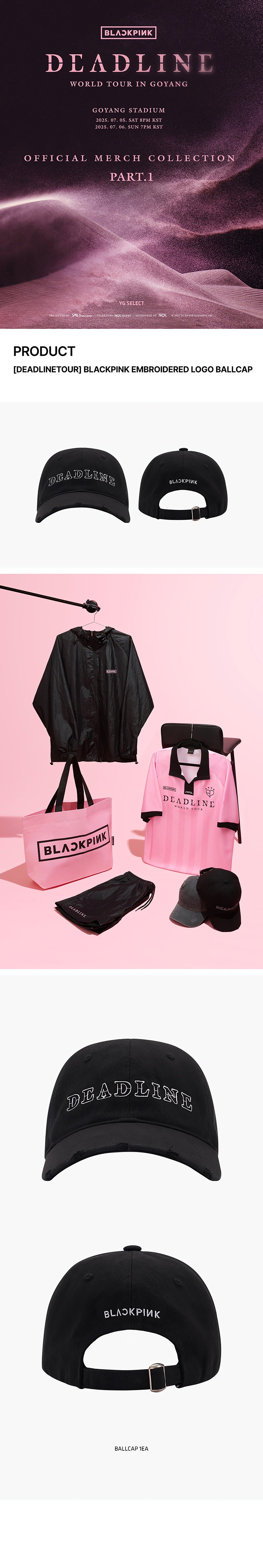 BLACKPINK EMBROIDERED LOGO BALLCAP - image 2