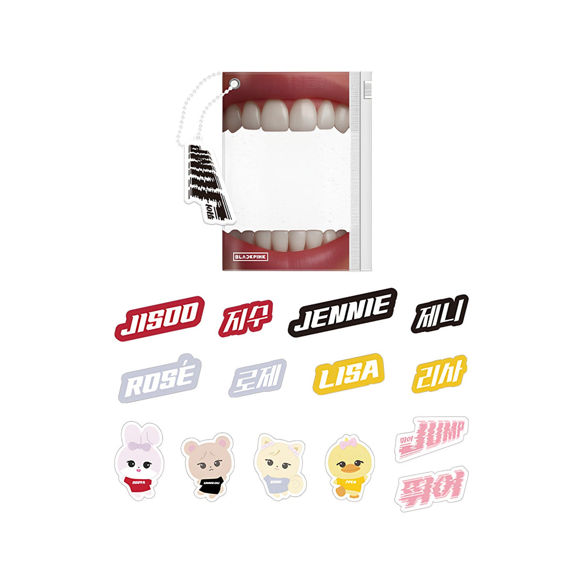 BLACKPINK PVC POUCH + STICKER SET