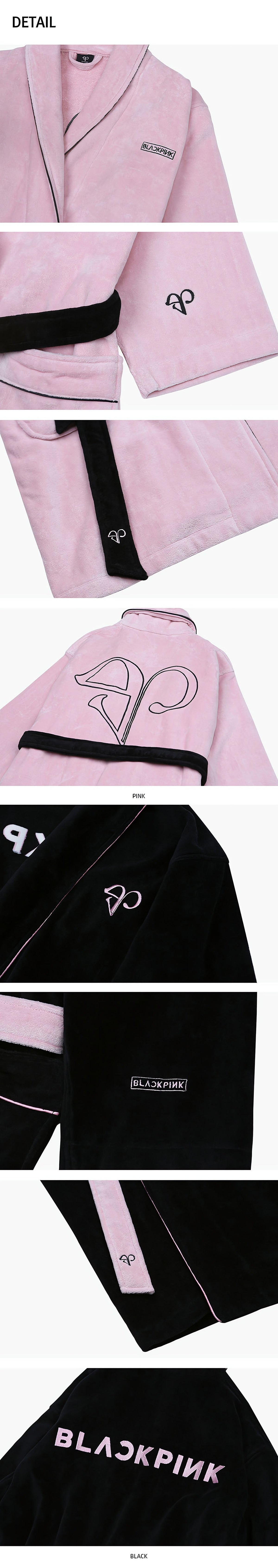 ROBE & SLEEPING MASK SET (PINK) - image 4