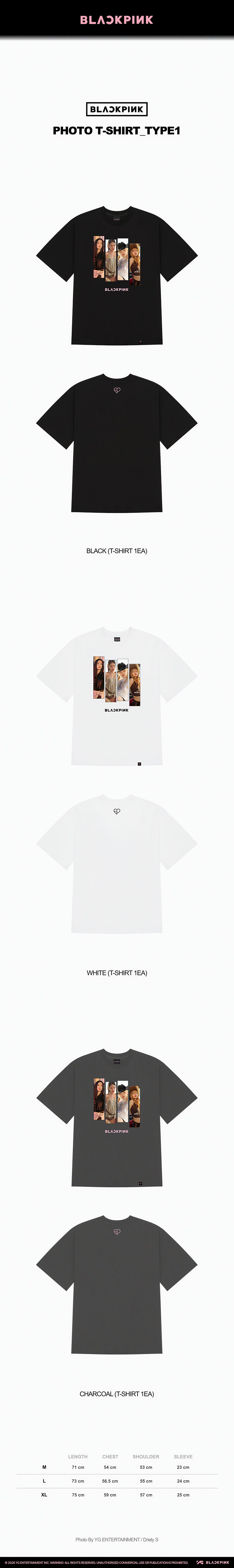 BLACKPINK PHOTO T-SHIRT - TYPE1 (BPPOPUP) - image 2