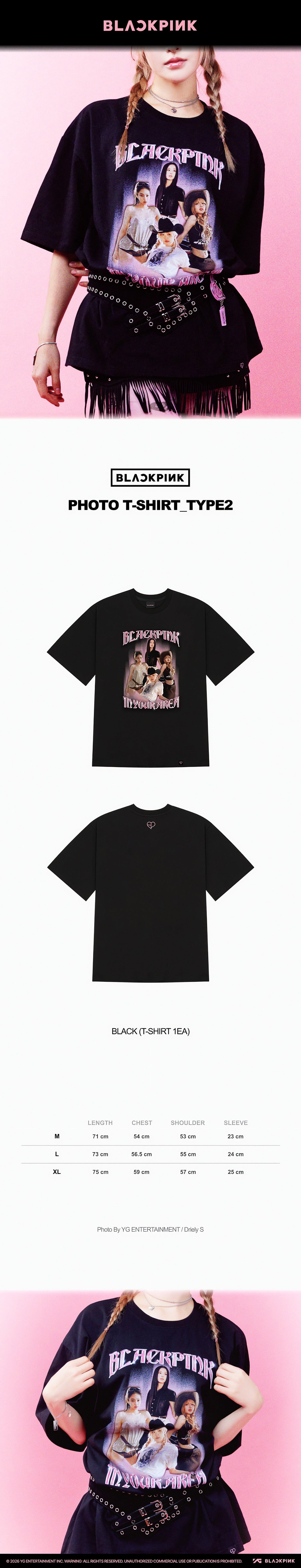 BLACKPINK PHOTO T-SHIRT - TYPE2 (BPPOPUP) - image 2