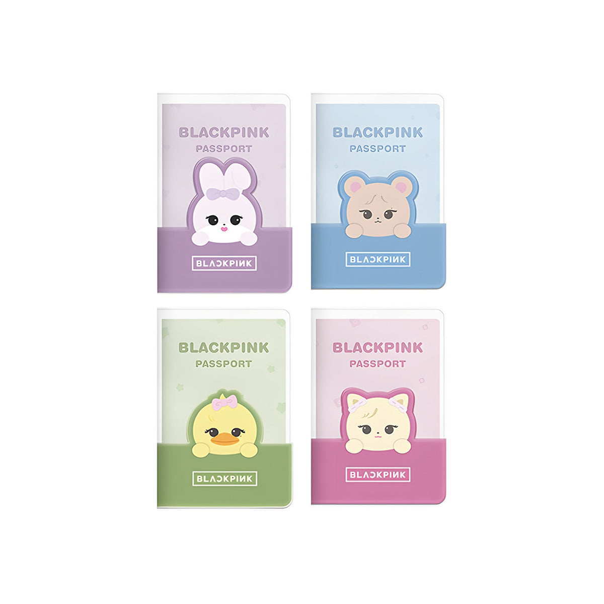 BLACKPINK CHARACTER PASSPORT CUSTOM KIT