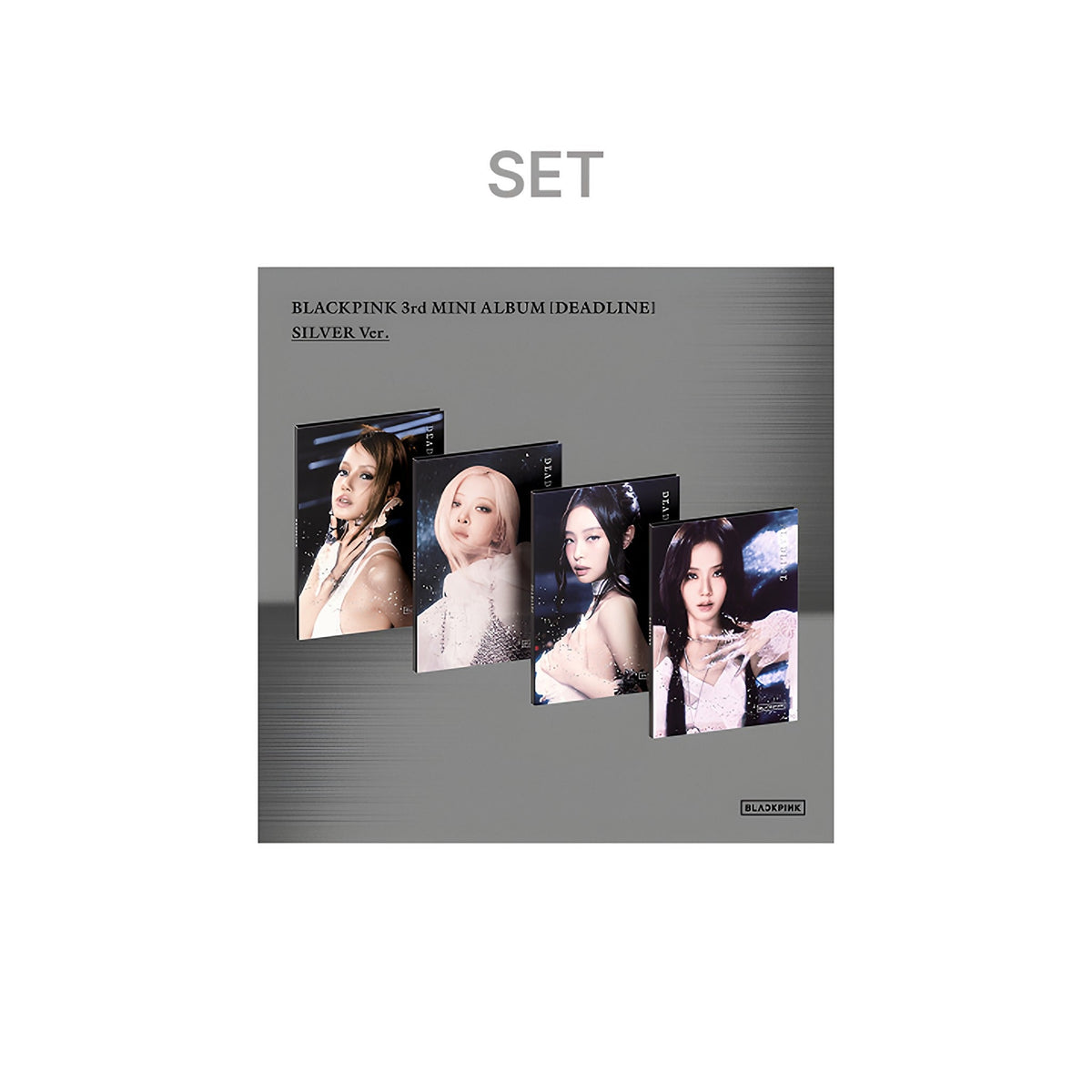 BLACKPINK 3rd MINI ALBUM [DEADLINE] SILVER Ver. (Set)