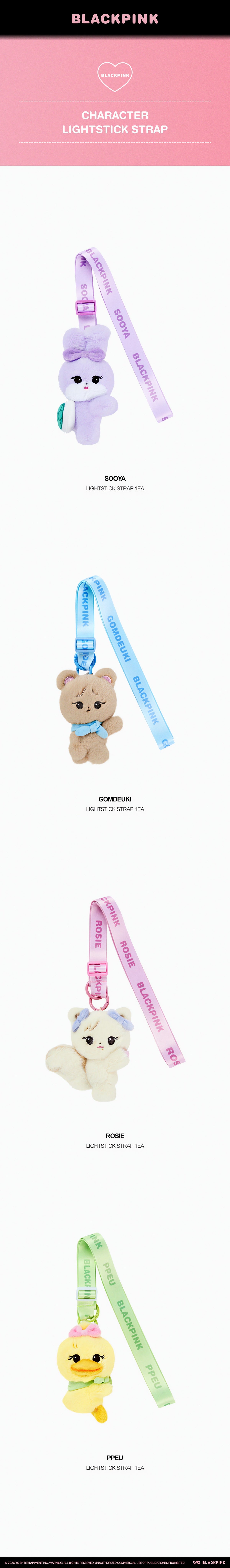 BLACKPINK CHARACTER LIGHTSTICK STRAP - image 2
