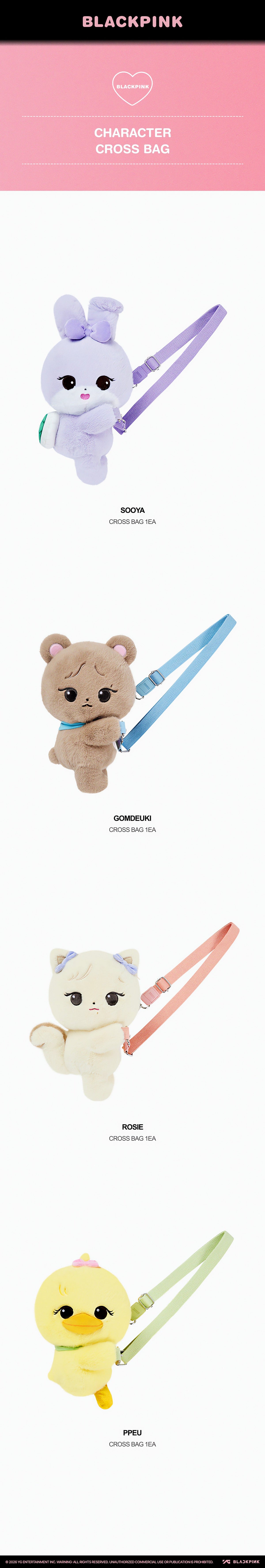 BLACKPINK CHARACTER CROSS BAG - image 2