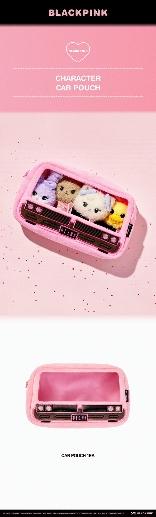 BLACKPINK CHARACTER CAR POUCH - image 2