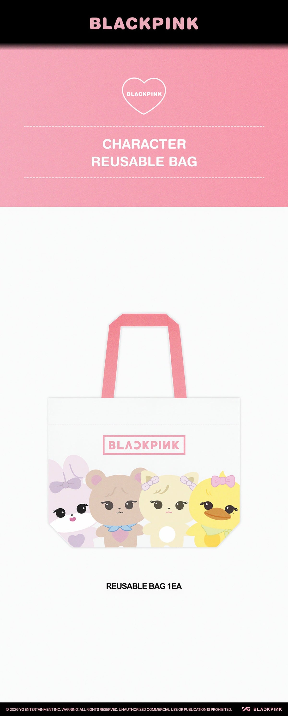 BLACKPINK CHARACTER REUSABLE BAG - image 2