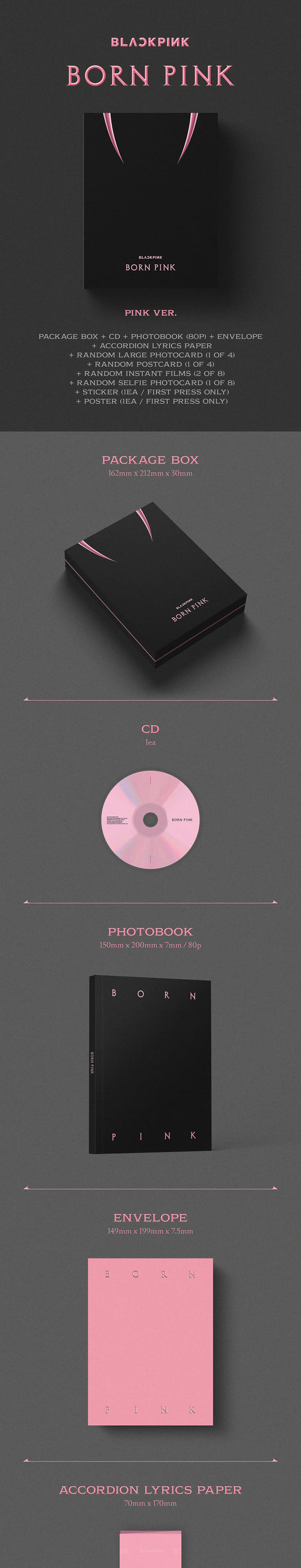 BLACKPINK 2nd ALBUM [BORN PINK] BOX SET ver. - image 2