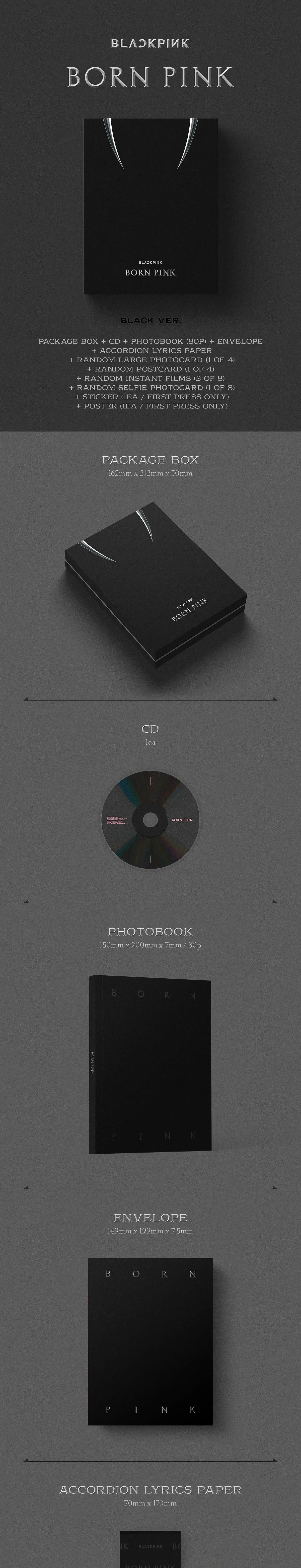 BLACKPINK 2nd ALBUM [BORN PINK] BOX SET ver. (BLACK ver.) - image 2